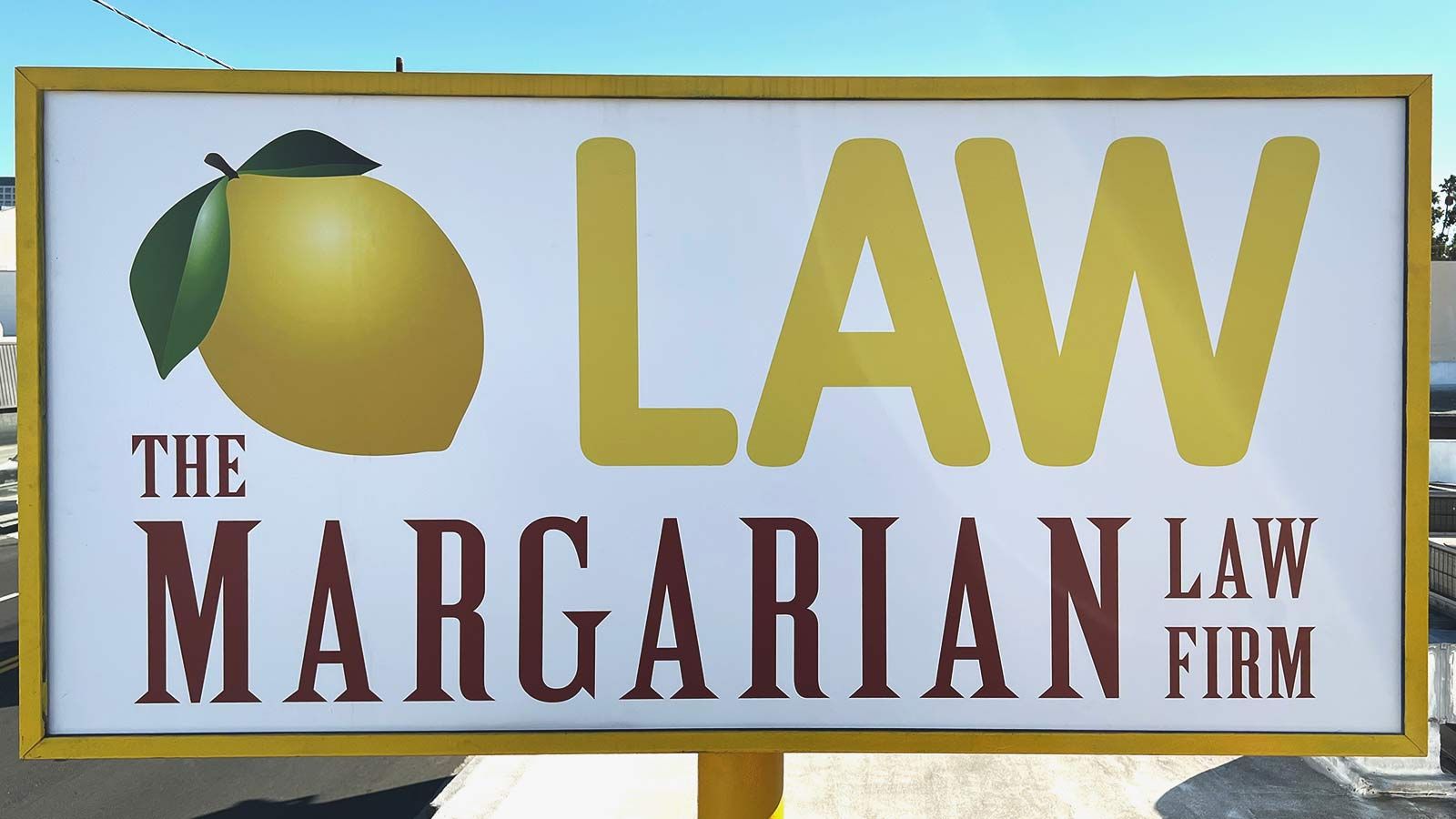 margarian law firm light box face