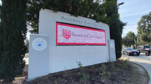pasadena city college monument sign repair