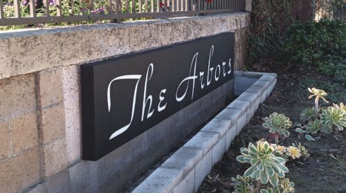 the arbors light box sign