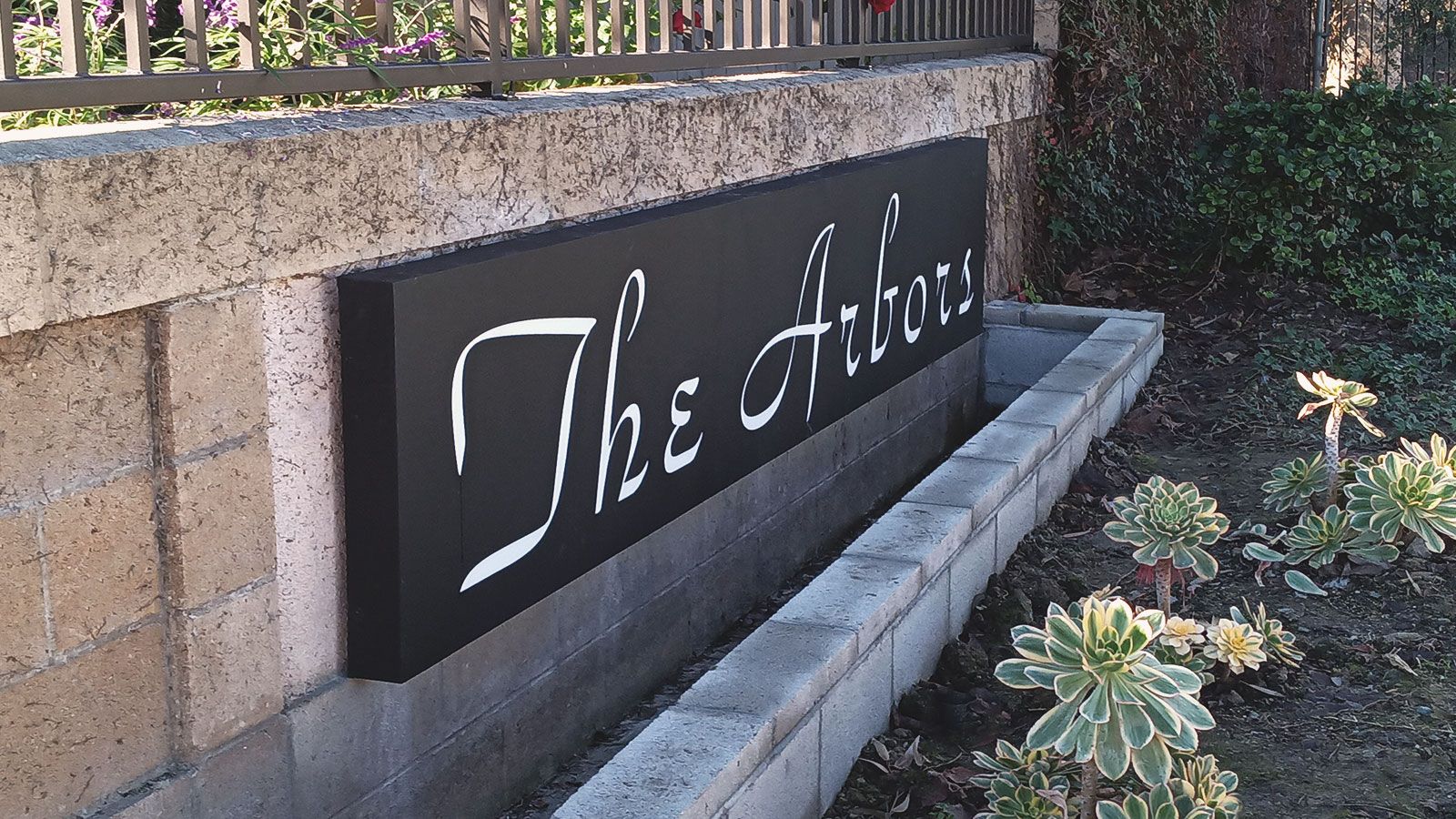 the arbors light box sign