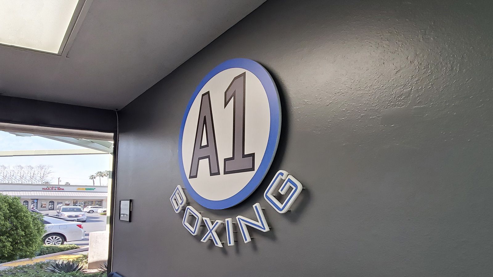 A1 boxing 3D sign