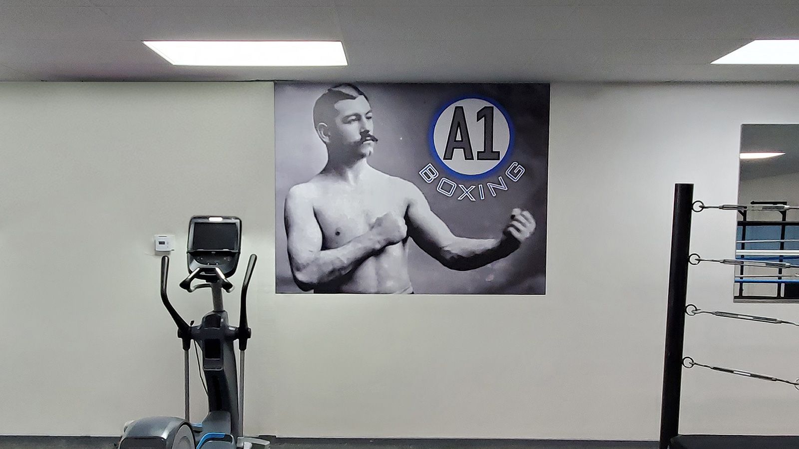 A1 boxing indoor wall decal