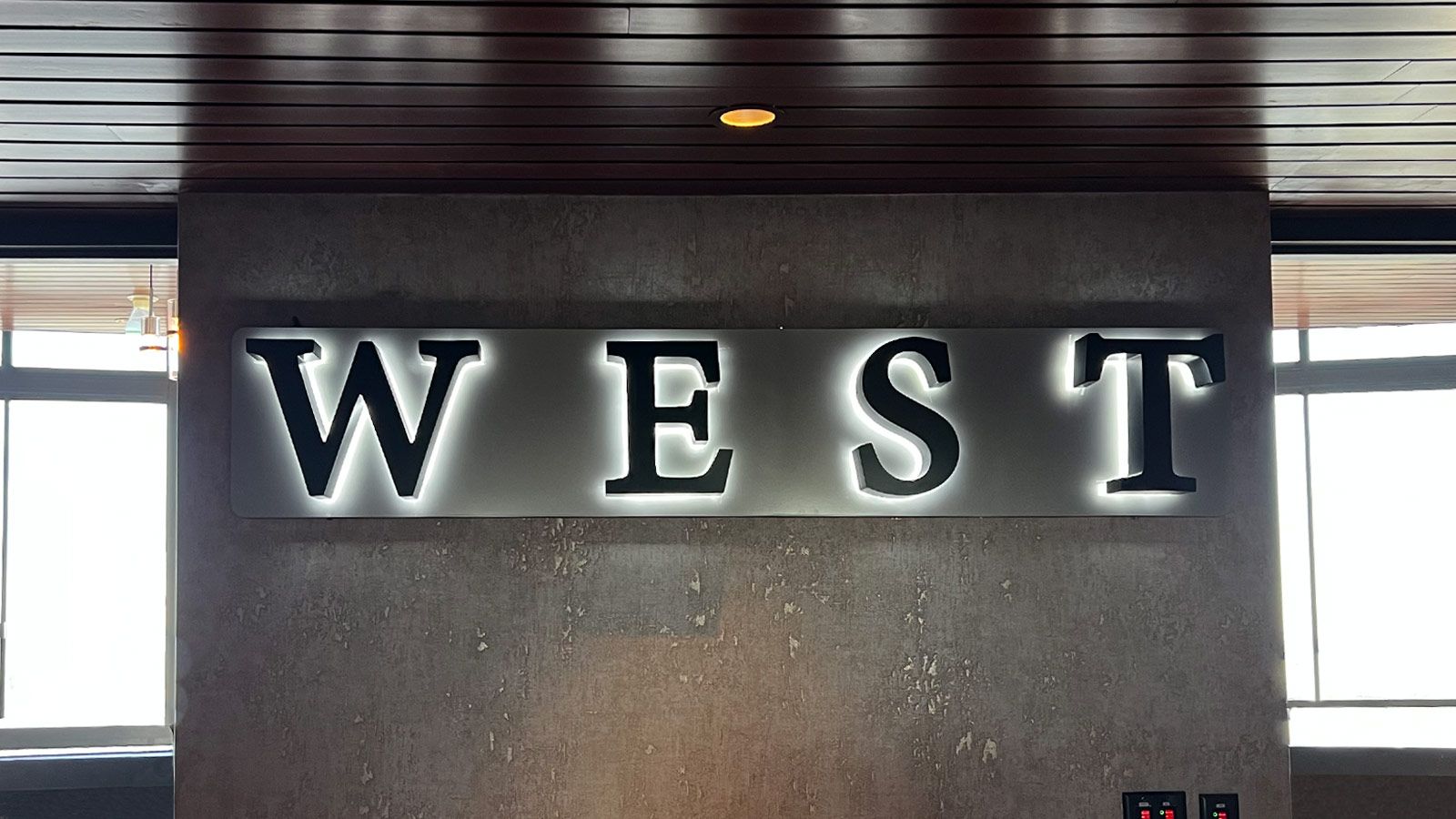 West reverse channel letters