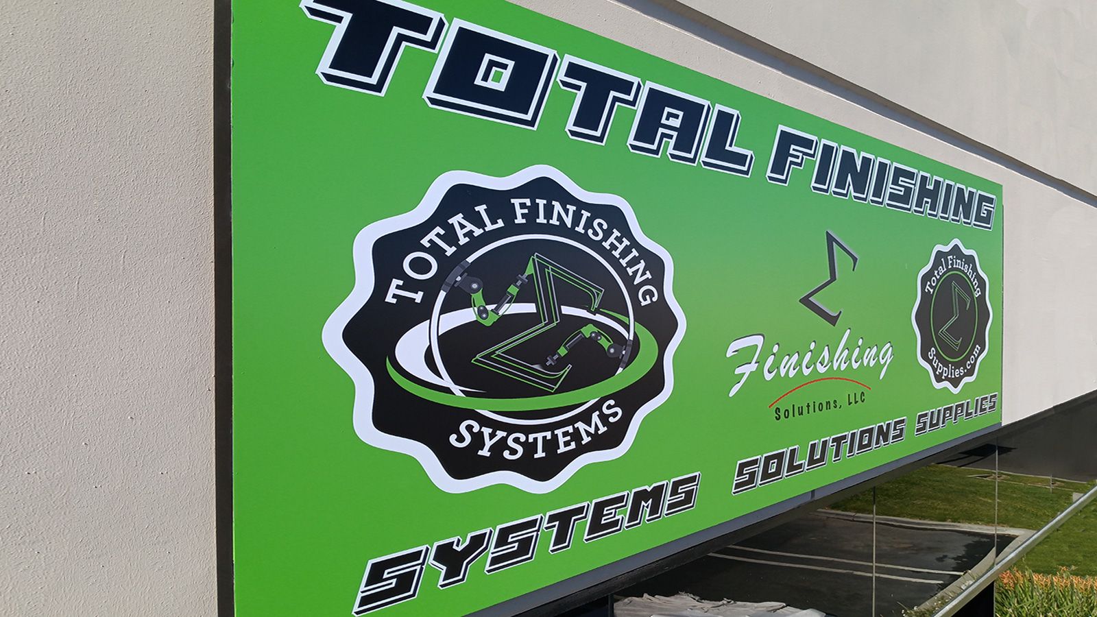 finishing solutions llc aluminum sign