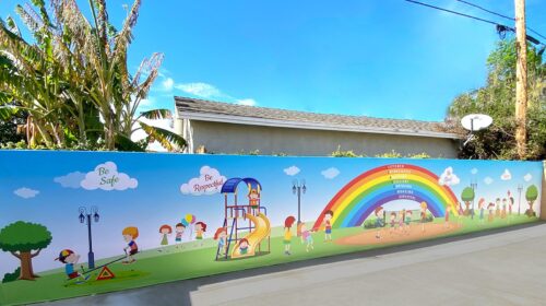 kindergarten large vinyl banner