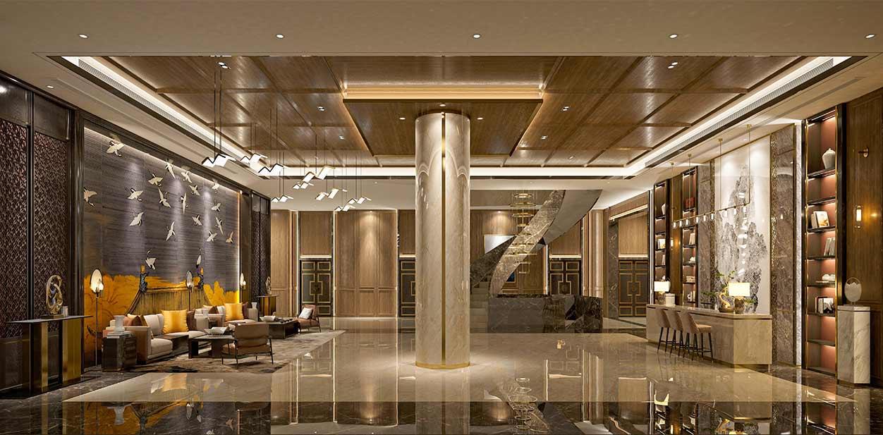 Modern Hotel Foyer