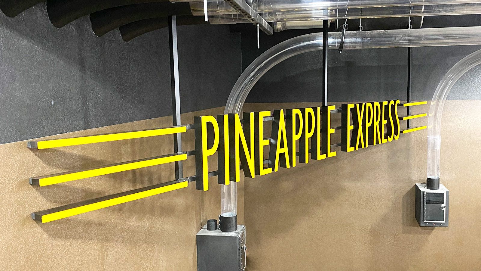 pineapple express indoor channel letters