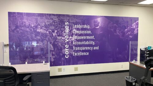 seiu large scale wall decal