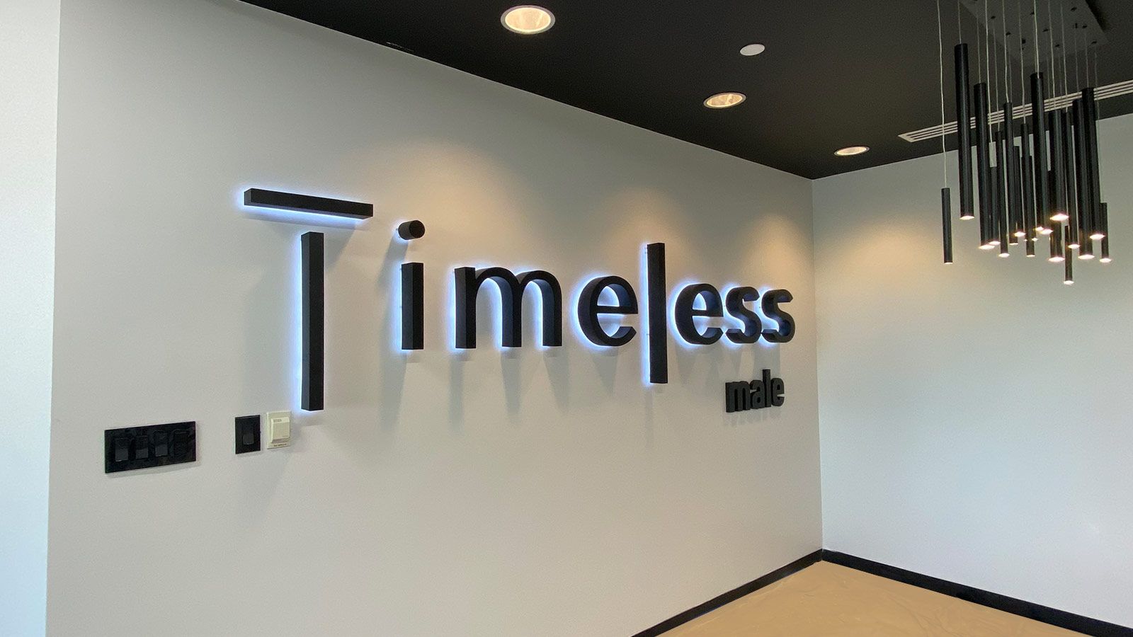 Timeless made indoor LED sign