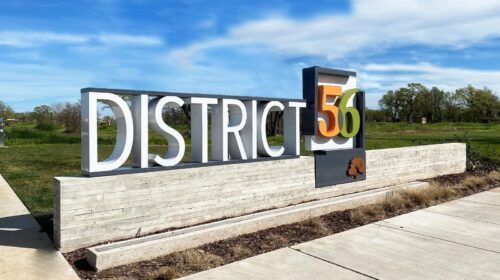 district56 architectural sign