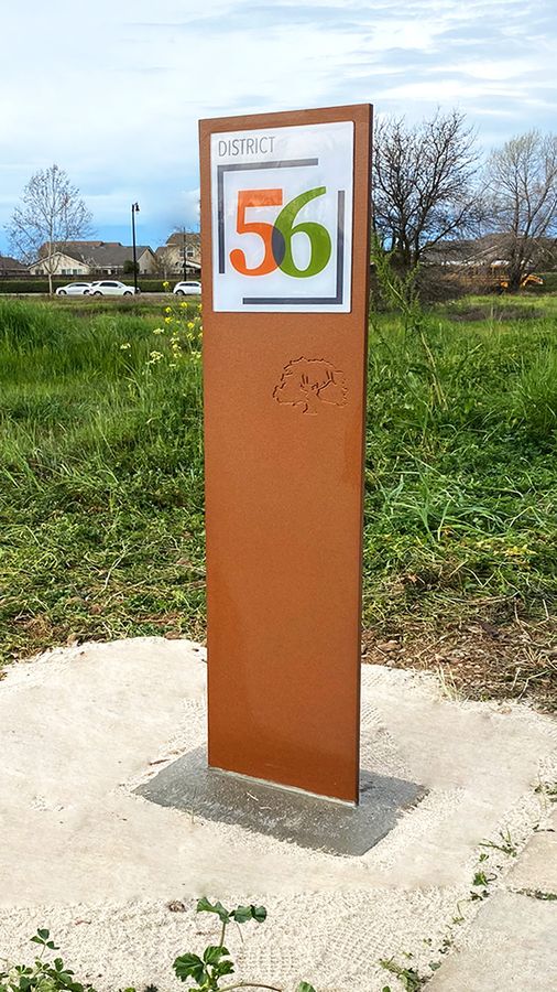 district56 custom outdoor sign