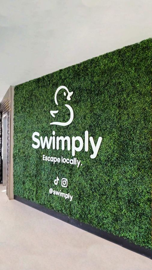 swimply custom acrylic 3D sign