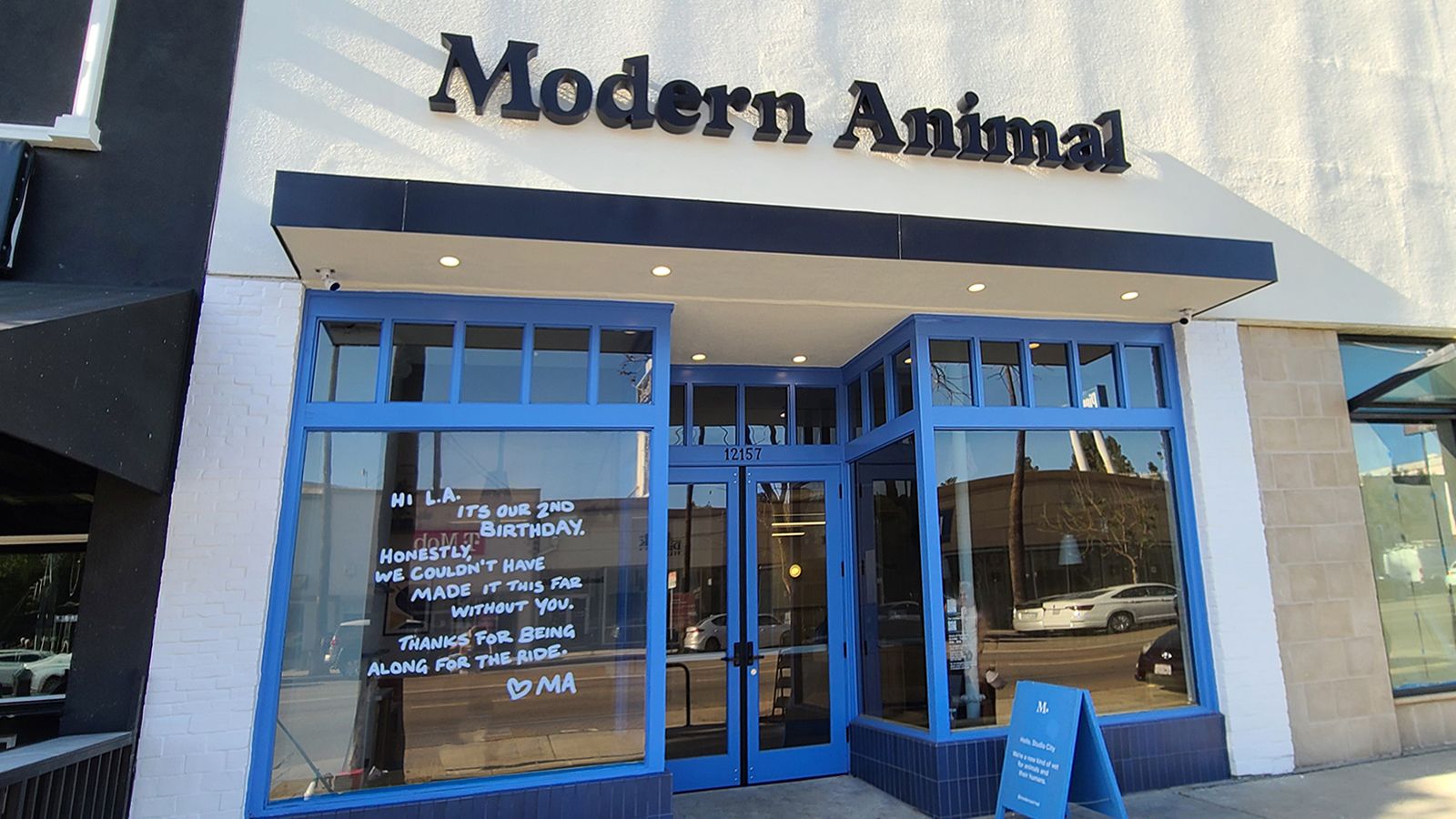 Modern Animal building signage
