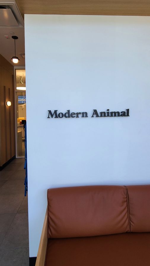 Modern Animal indoor acrylic sign