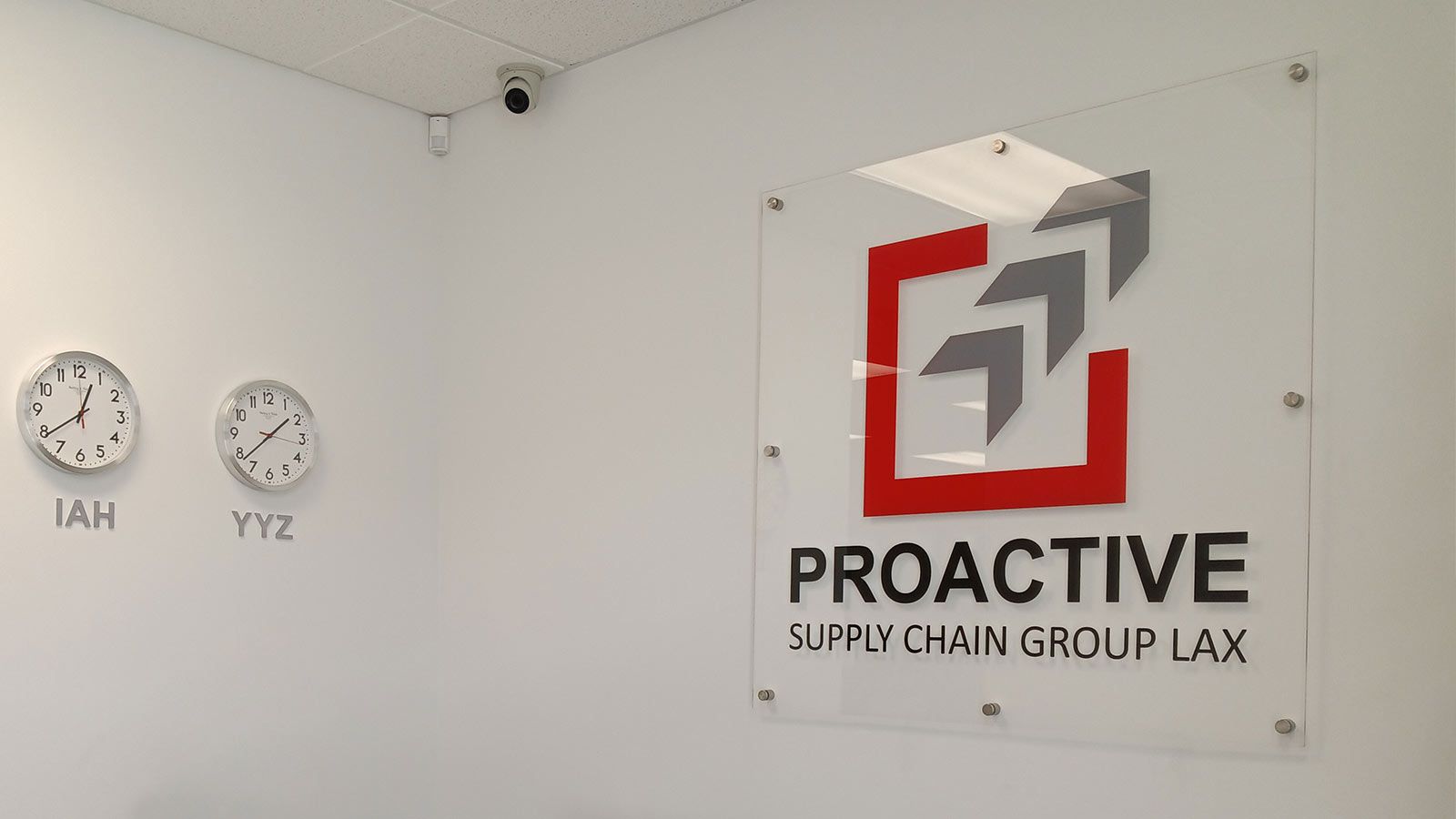 Proactive Custom acrylic sign