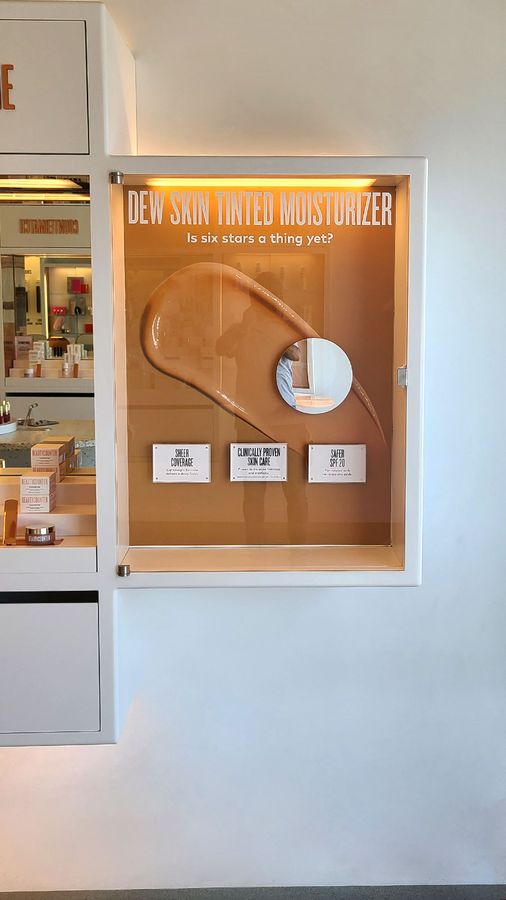 beautycounter opaque vinyl lettering