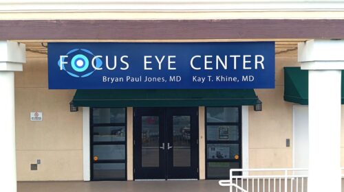 eye center building sign