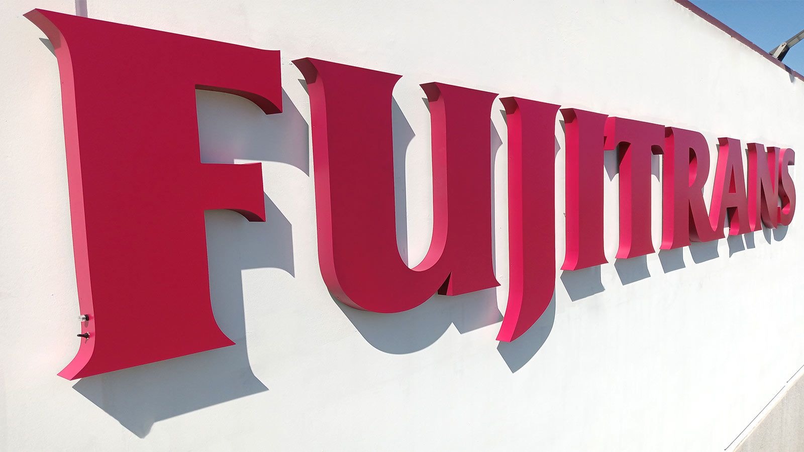fujitrans outdoor 3d letters
