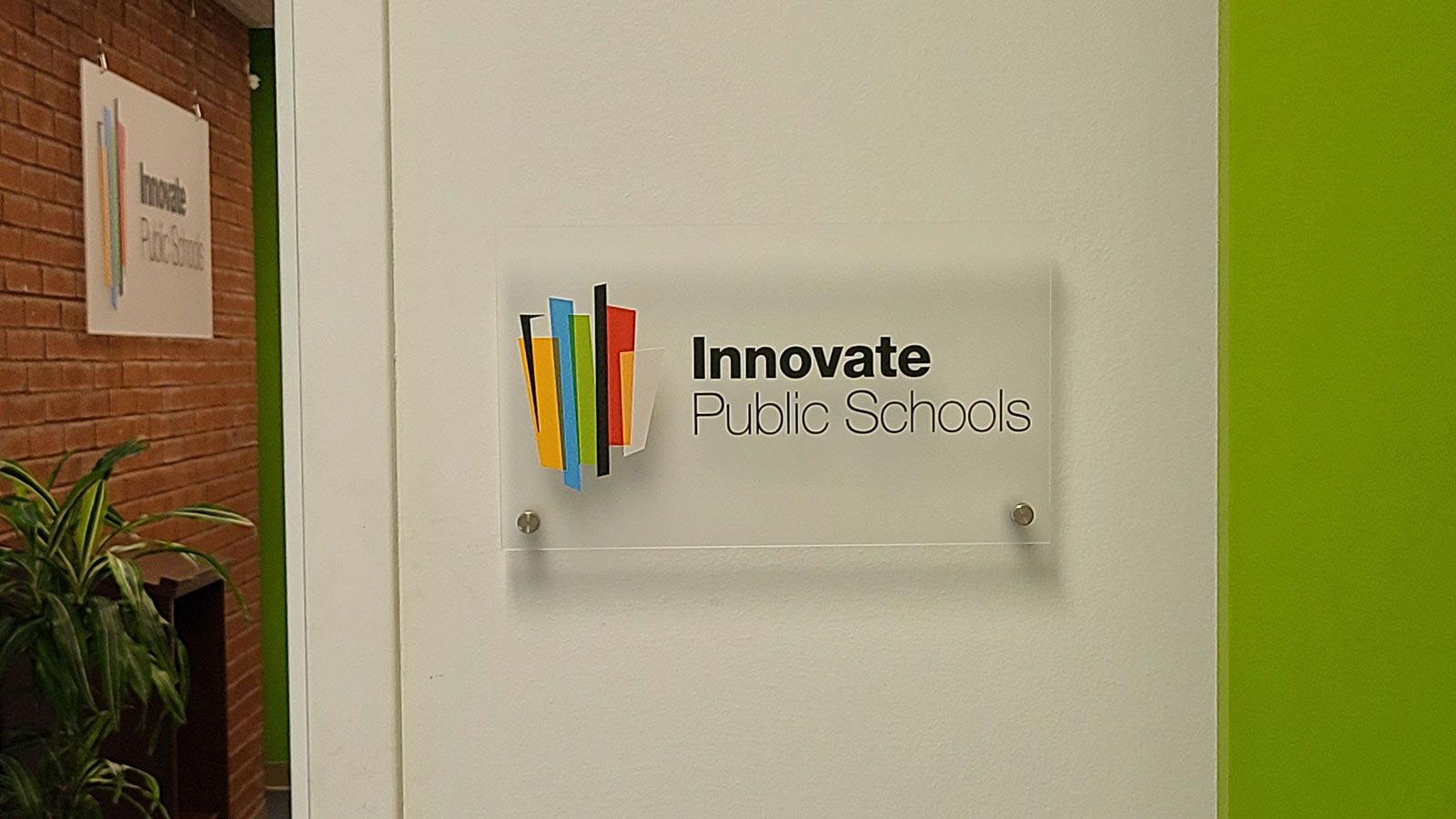 innovate public schools nameplate