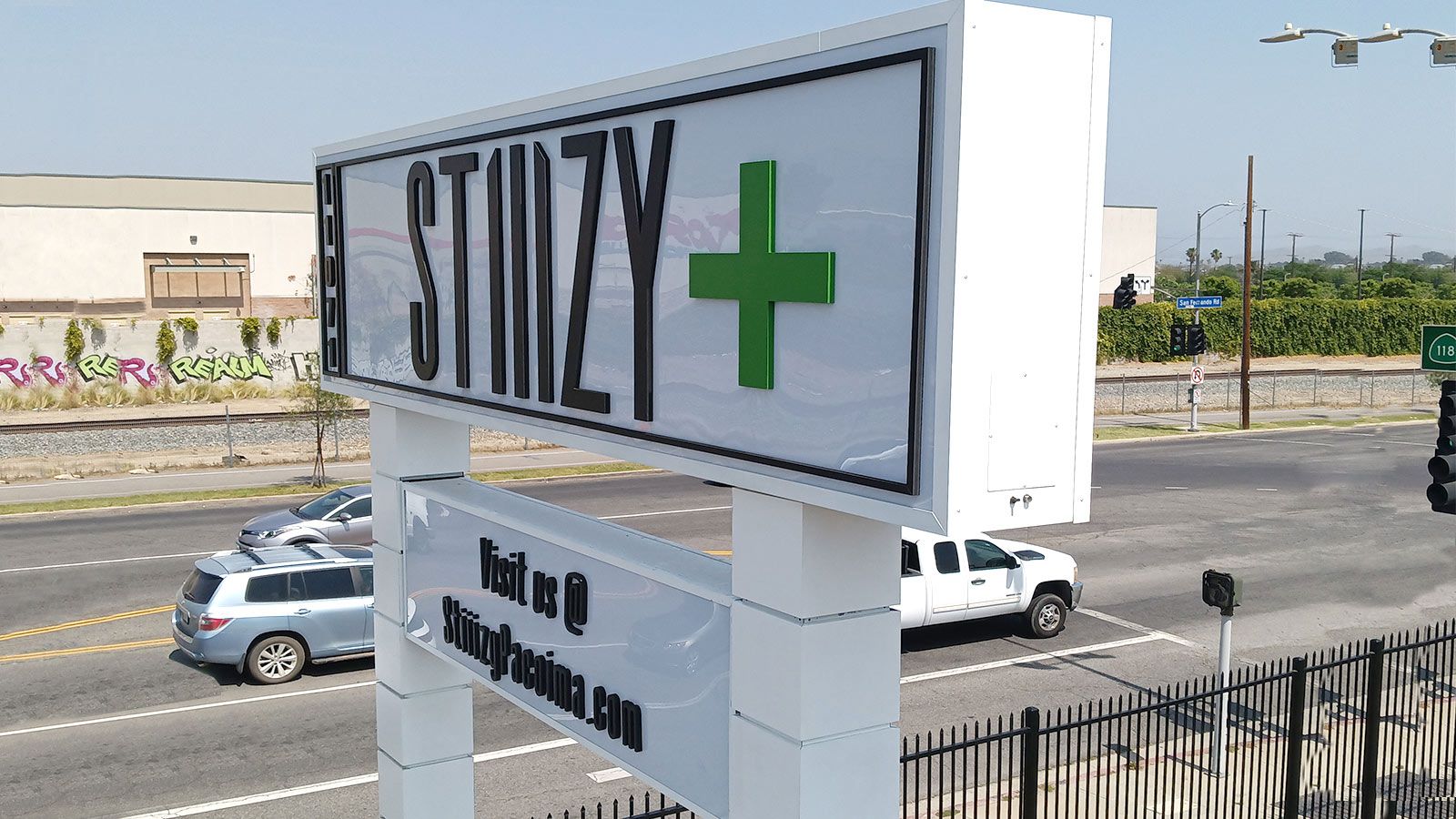 stilizy high rise pylon sign