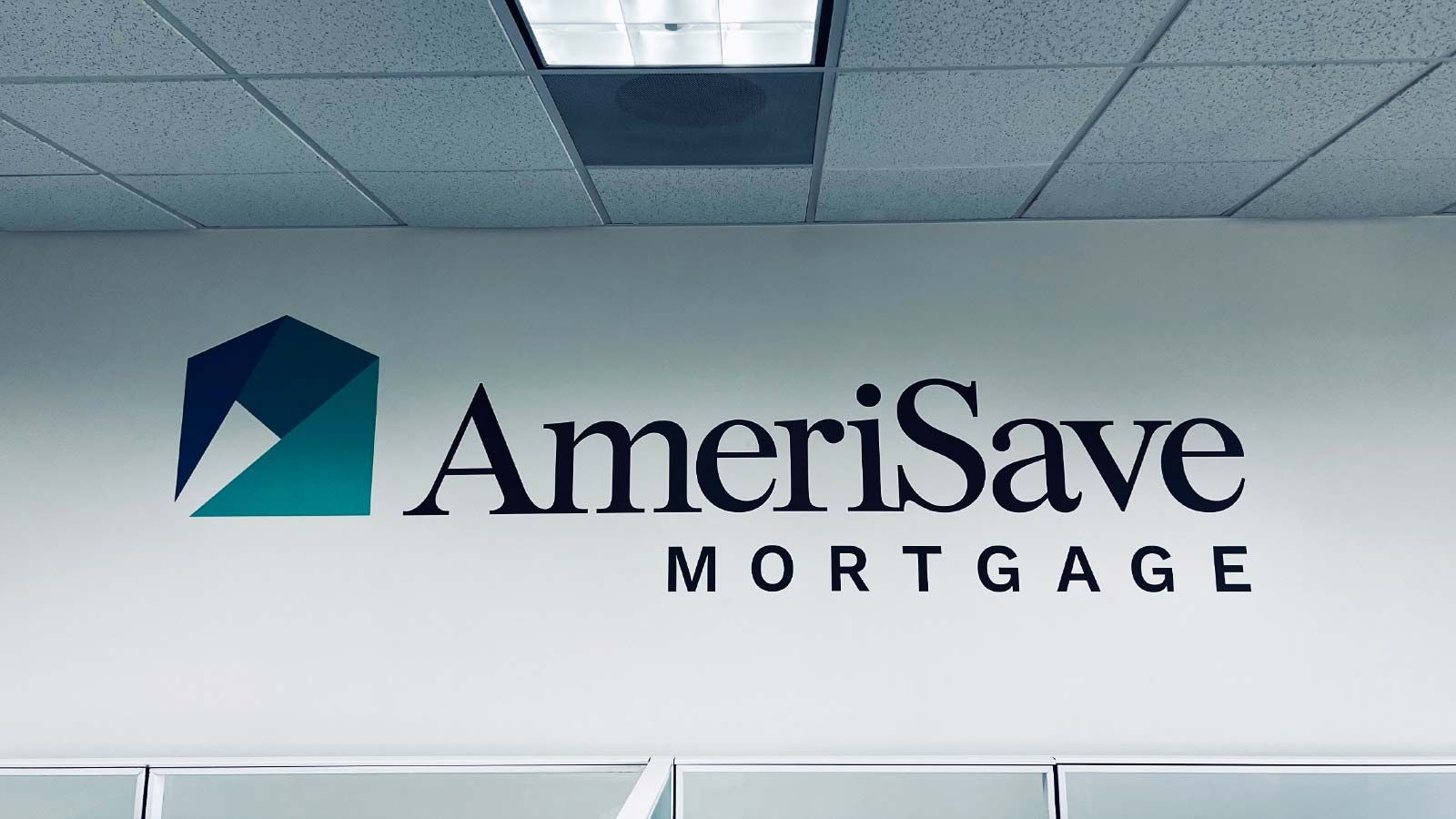 AmeriSave Mortgage vinyl lettering