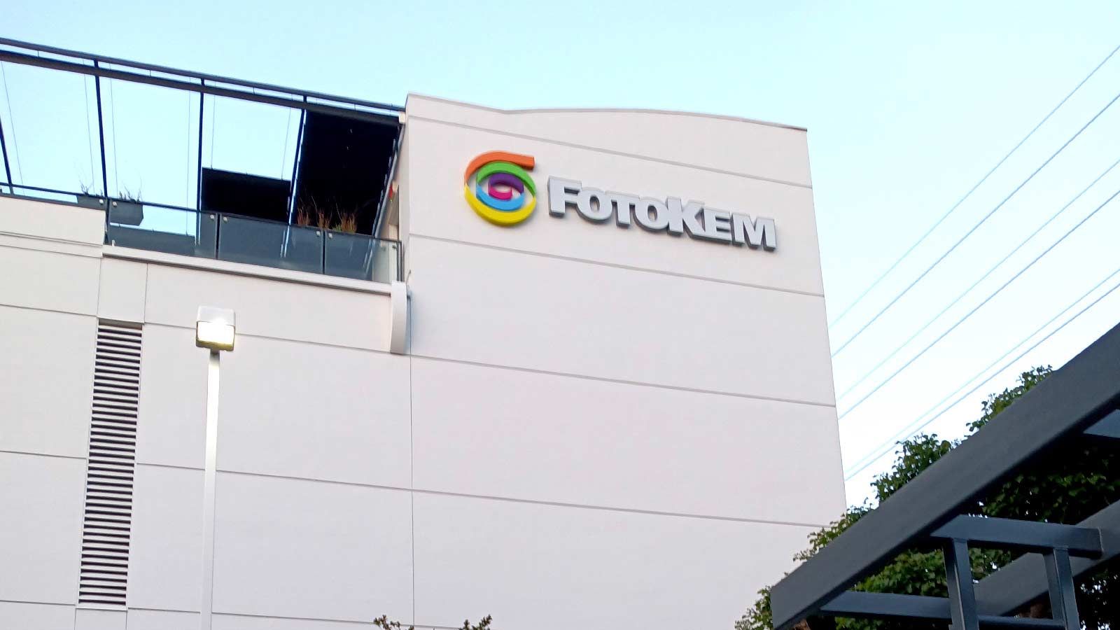 FotoKem high rise sign