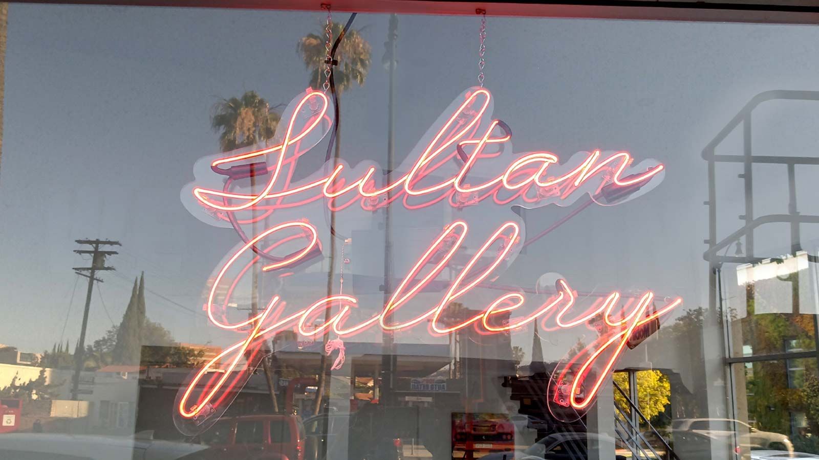 Sultan Gallery neon sign