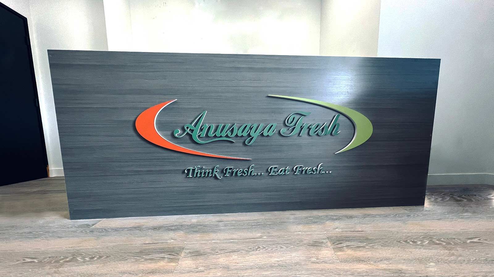 anusaya fresh bold ultra board sign