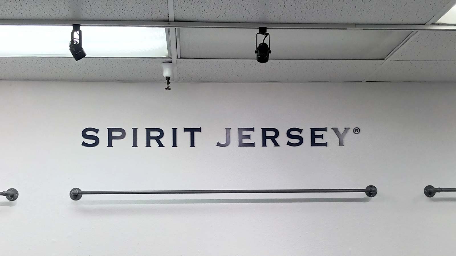 spirit jersey custom acrylic lettering