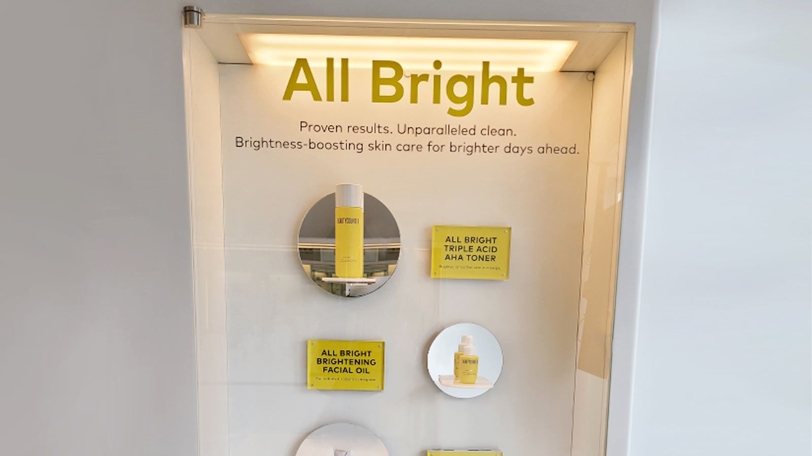 Beautycounter store interior window graphics
