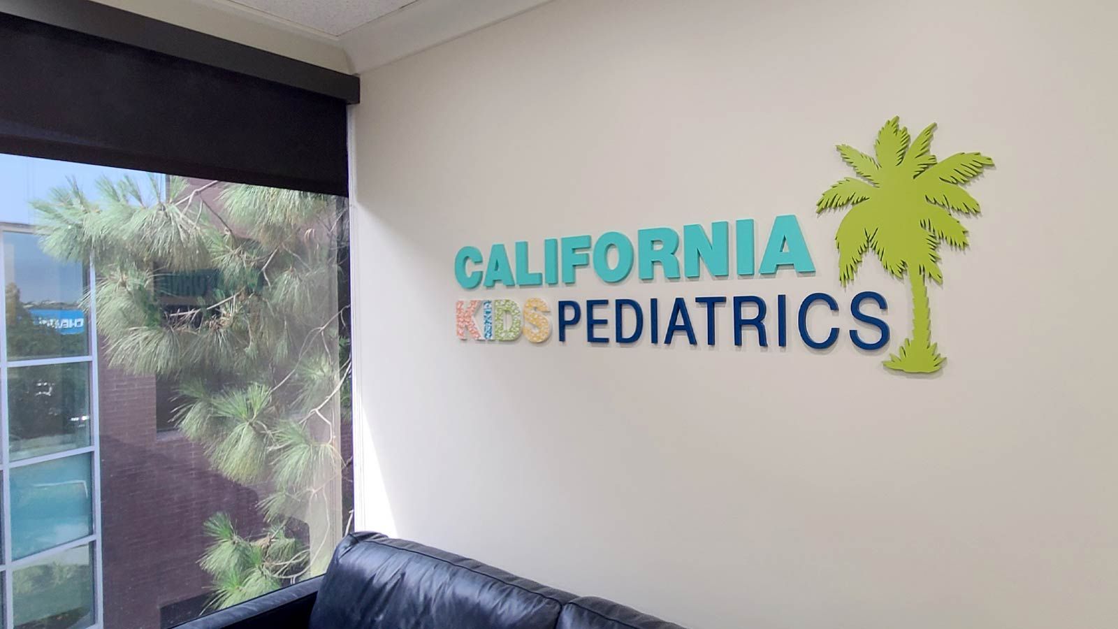 California Kids Pediatrics custom office signage