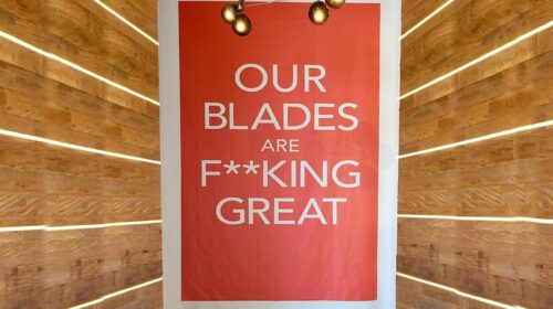 Dollar Shave Club canvas for office design