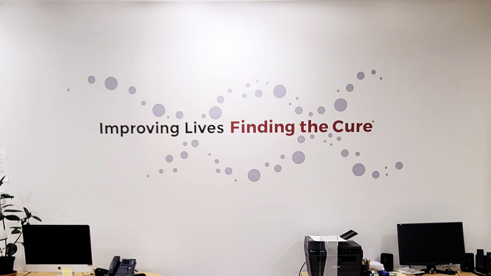International Myeloma Foundation wall graphics
