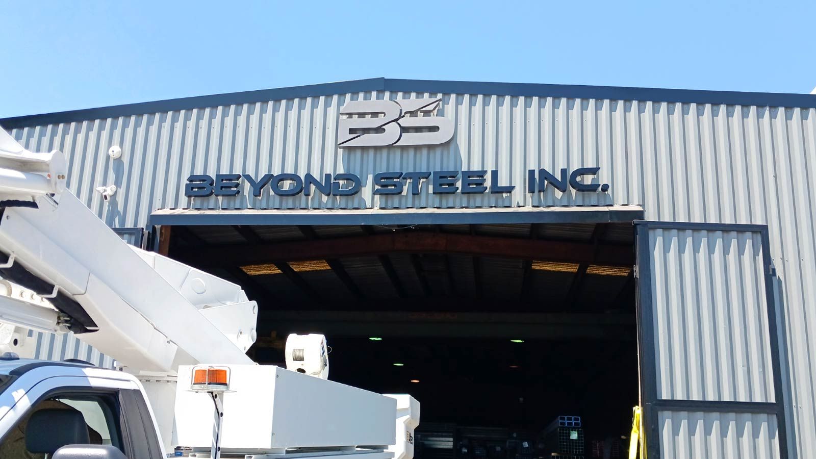 Beyond Steel Inc. outdoor led sign