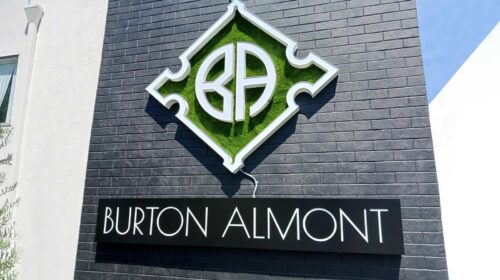 Burton Almont outdoor LED sign