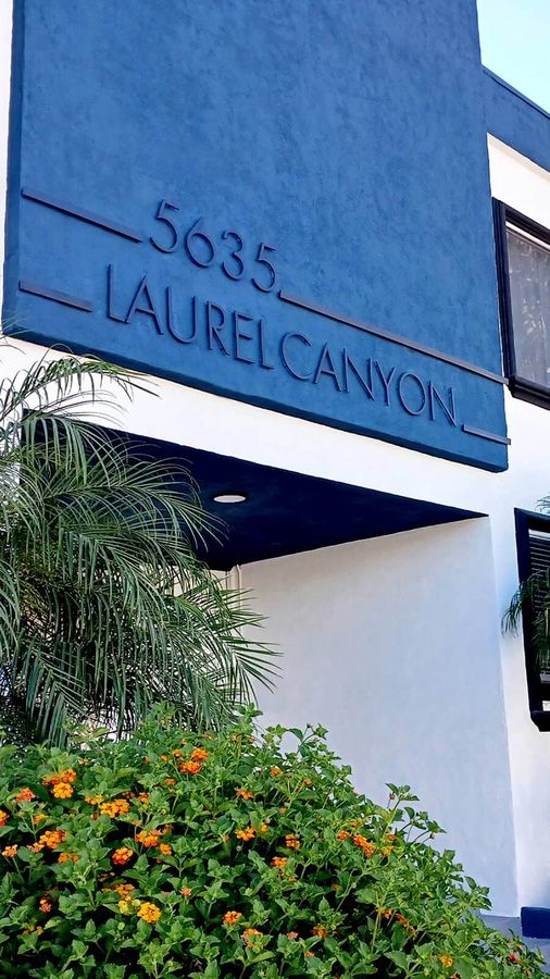 Laurel Canyon 3d sign made of pvc