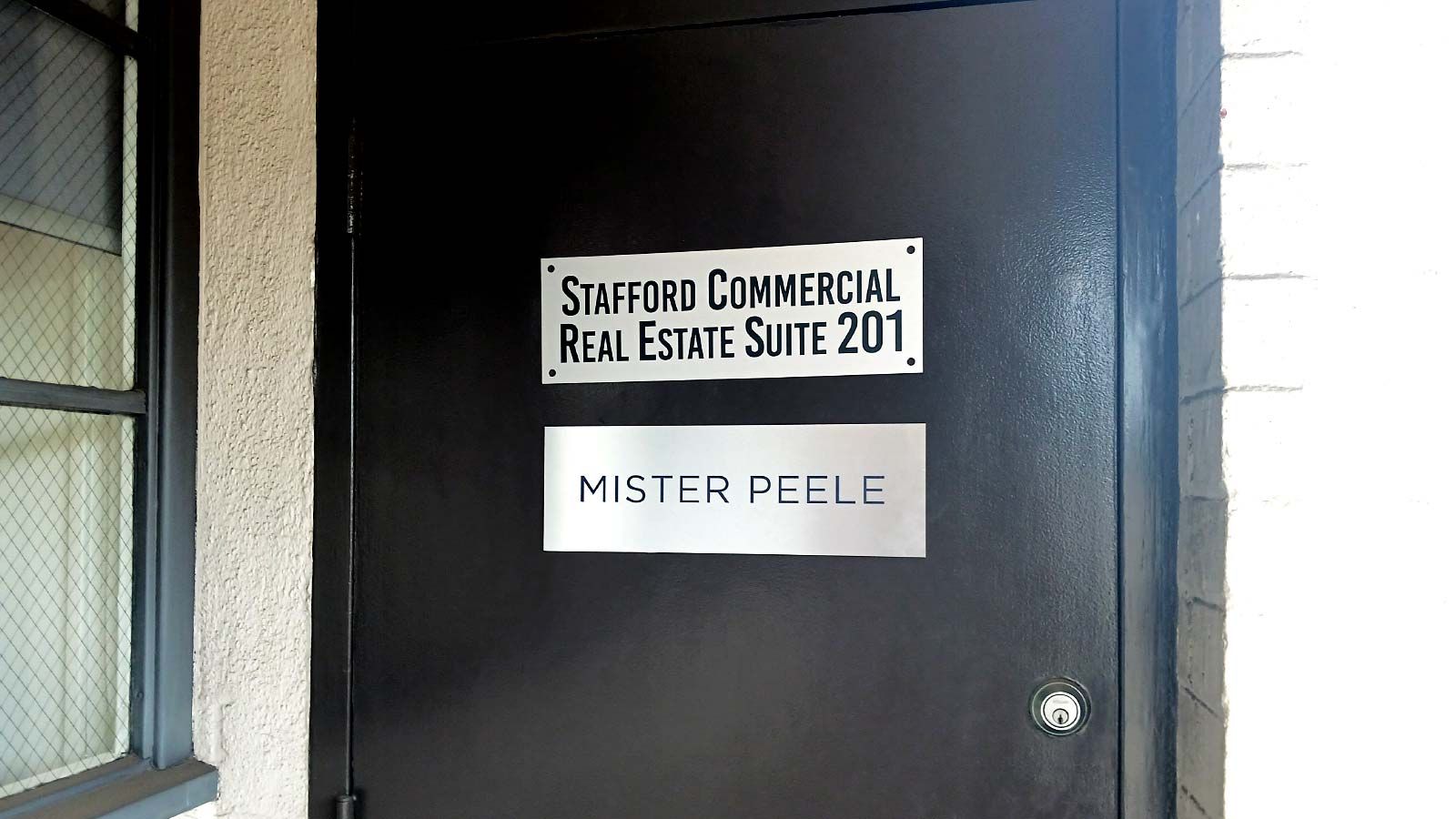 Stafford Commercial Real Estate outdoor wall sign