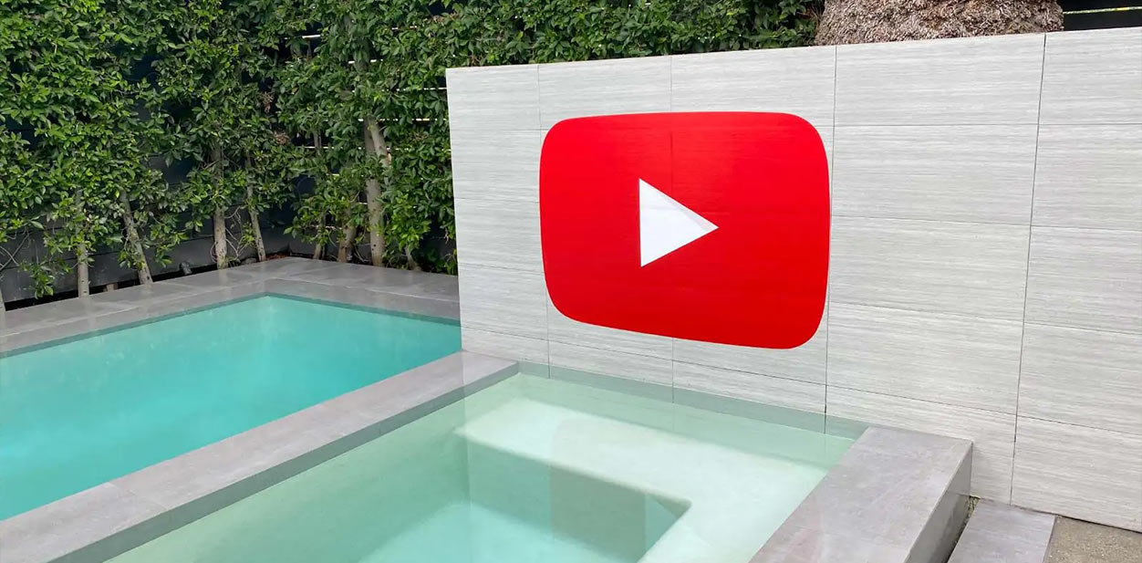 Youtube place based branding solution with the brand's logo