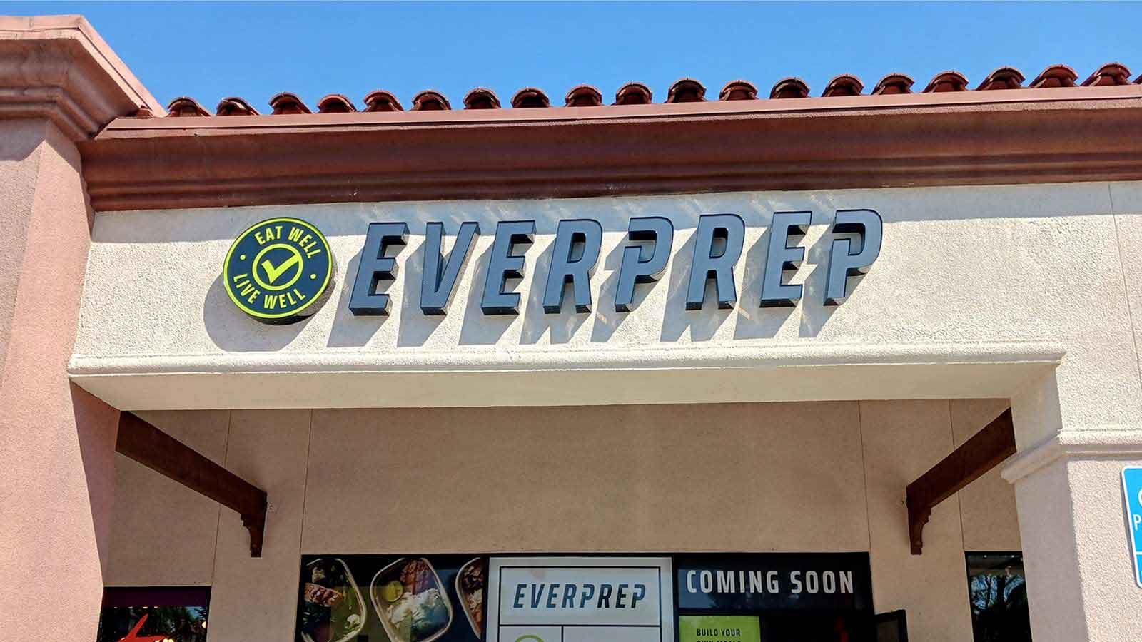 Everprep channel letters for storefront branding