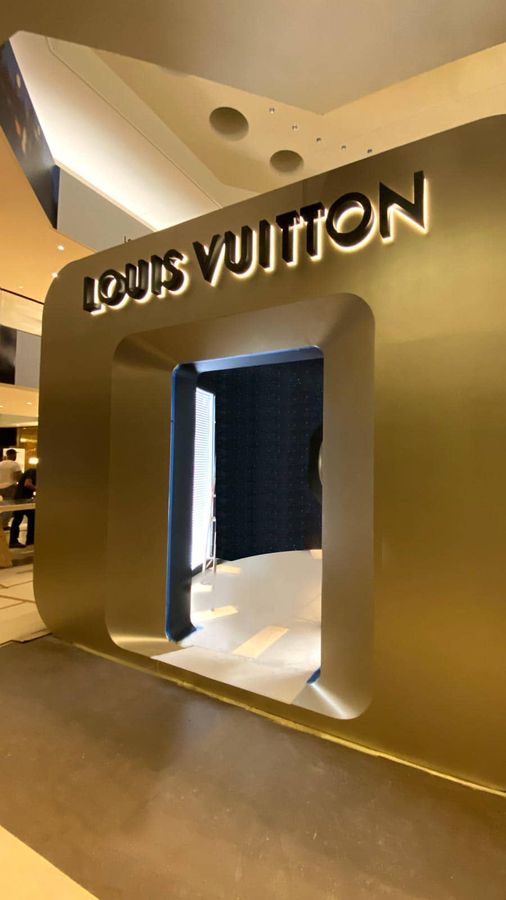 Louis Vuitton reverse channel letters