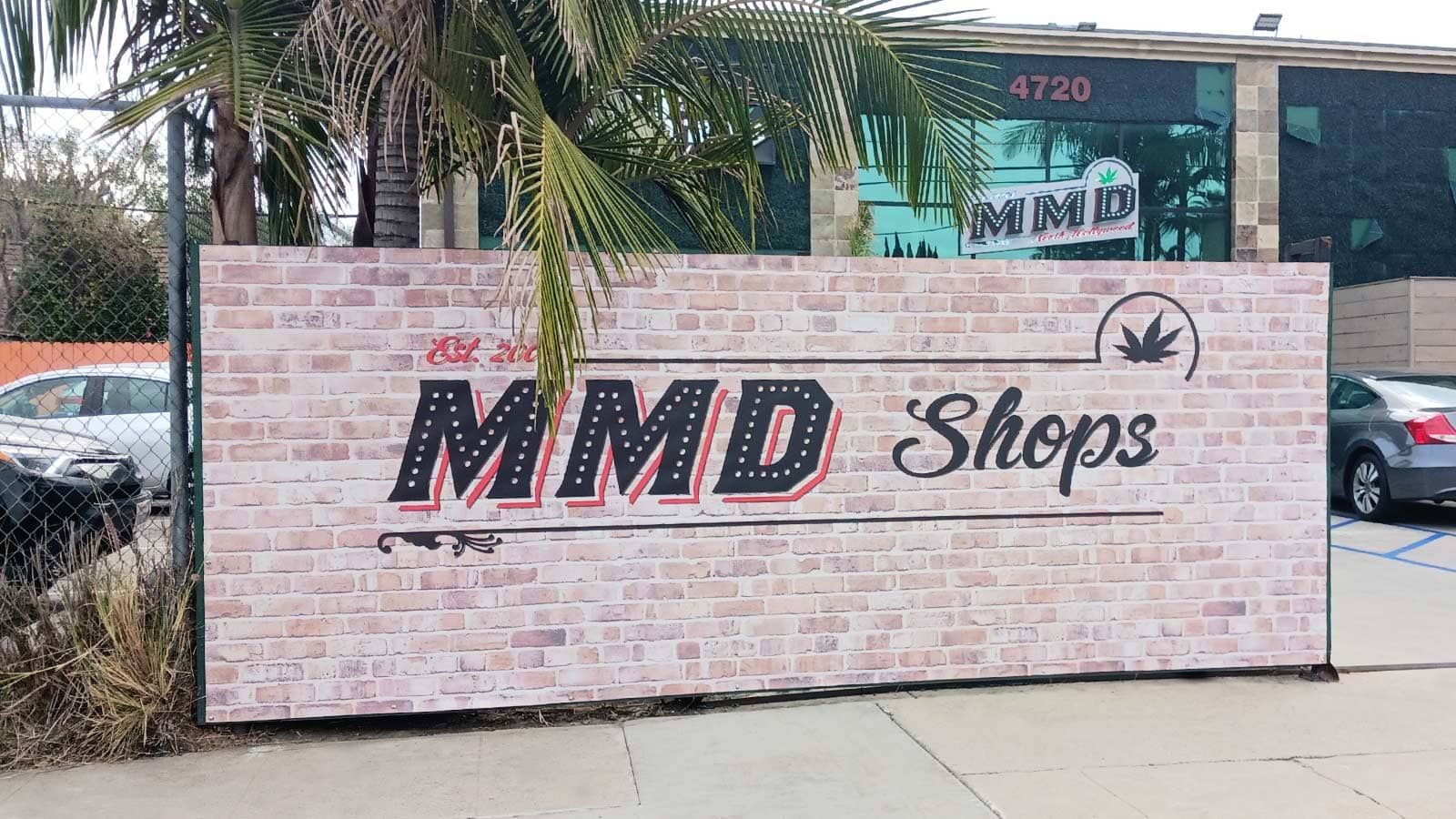 MMD Management Inc. banner for exterior branding