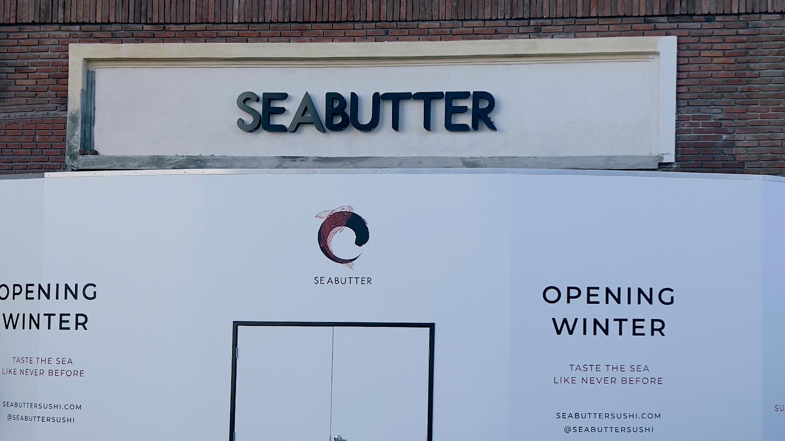 Seabutter outdoor signs for branding