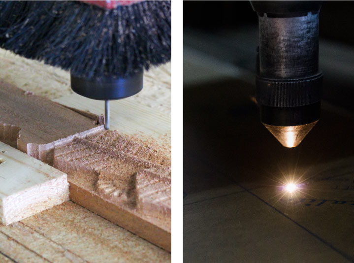 Differences in CNC and laser engraving processes