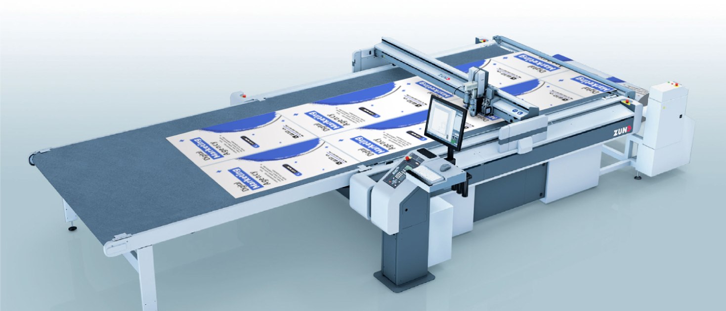 State-of-the-art digital cutting technology producing items made of thick and soft materials