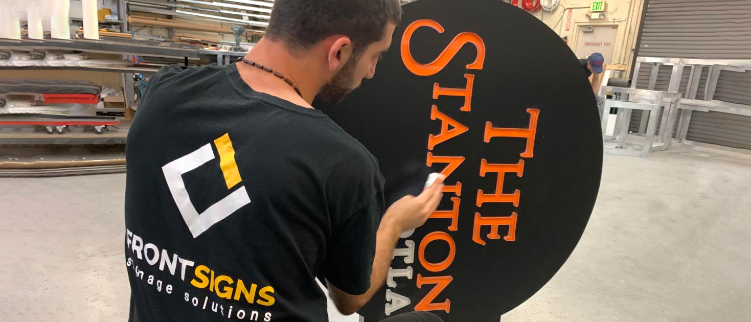 the stanton sign fabrication