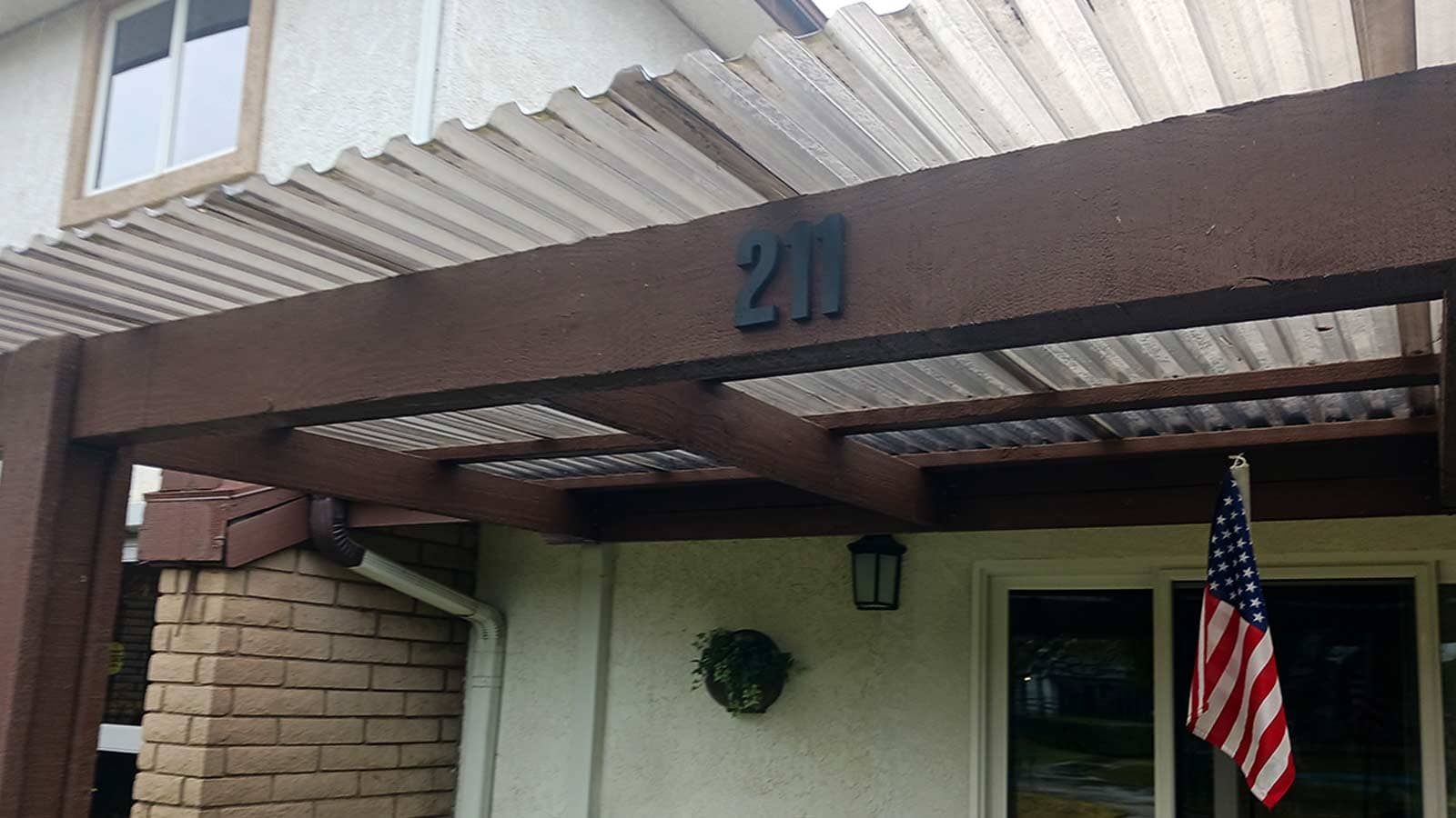 Inland Christian Home custom letter sign installed outside
