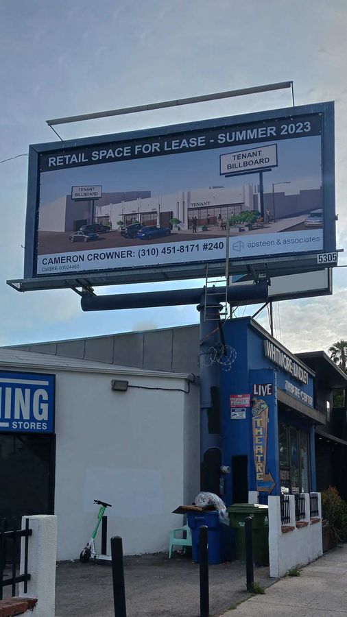 Magnolia Center Properties outdoor signage installation