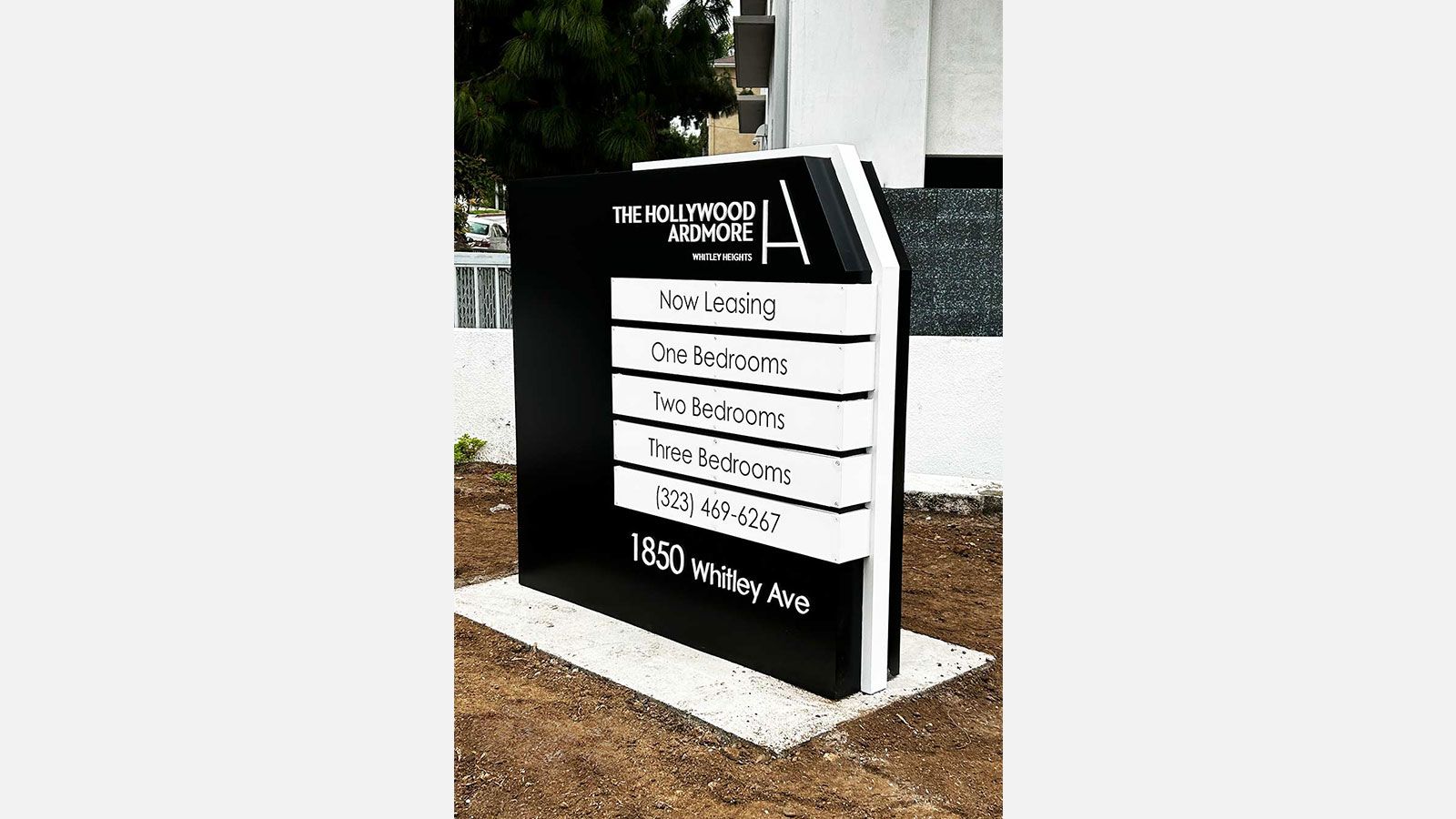 CIM Group monument sign placed outdoors