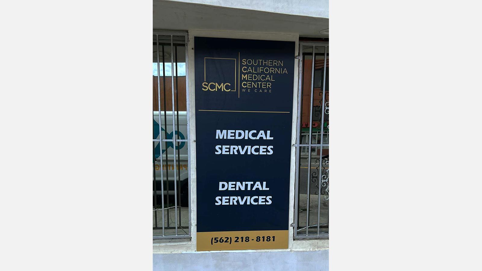 Southern California Medical Centers outdoor sign on a wall