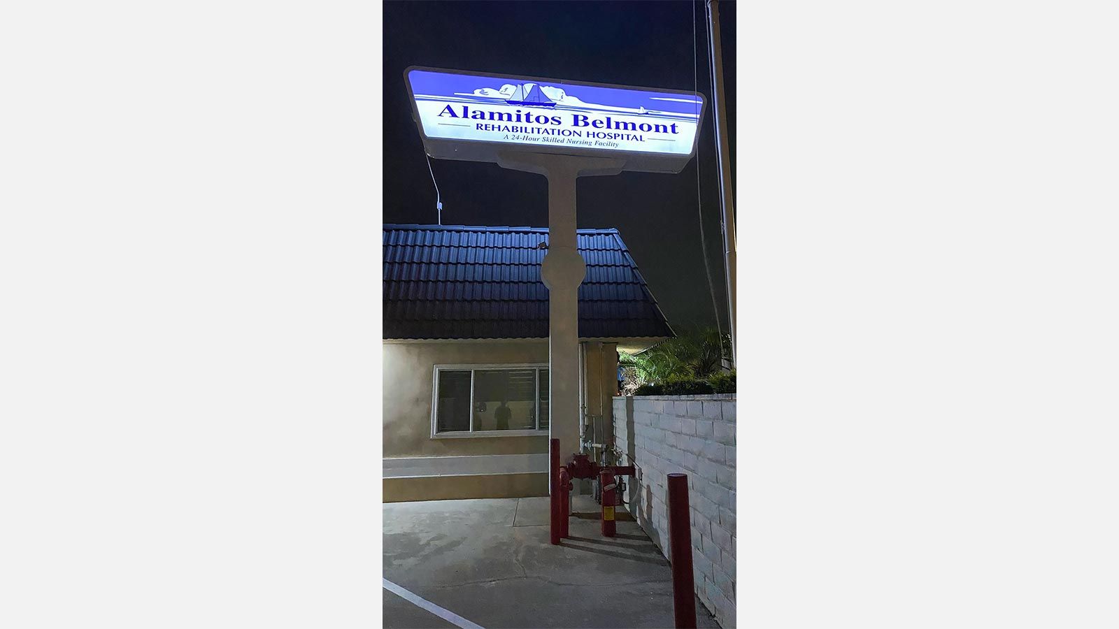 Alamitos Belmont lightbox face replacement